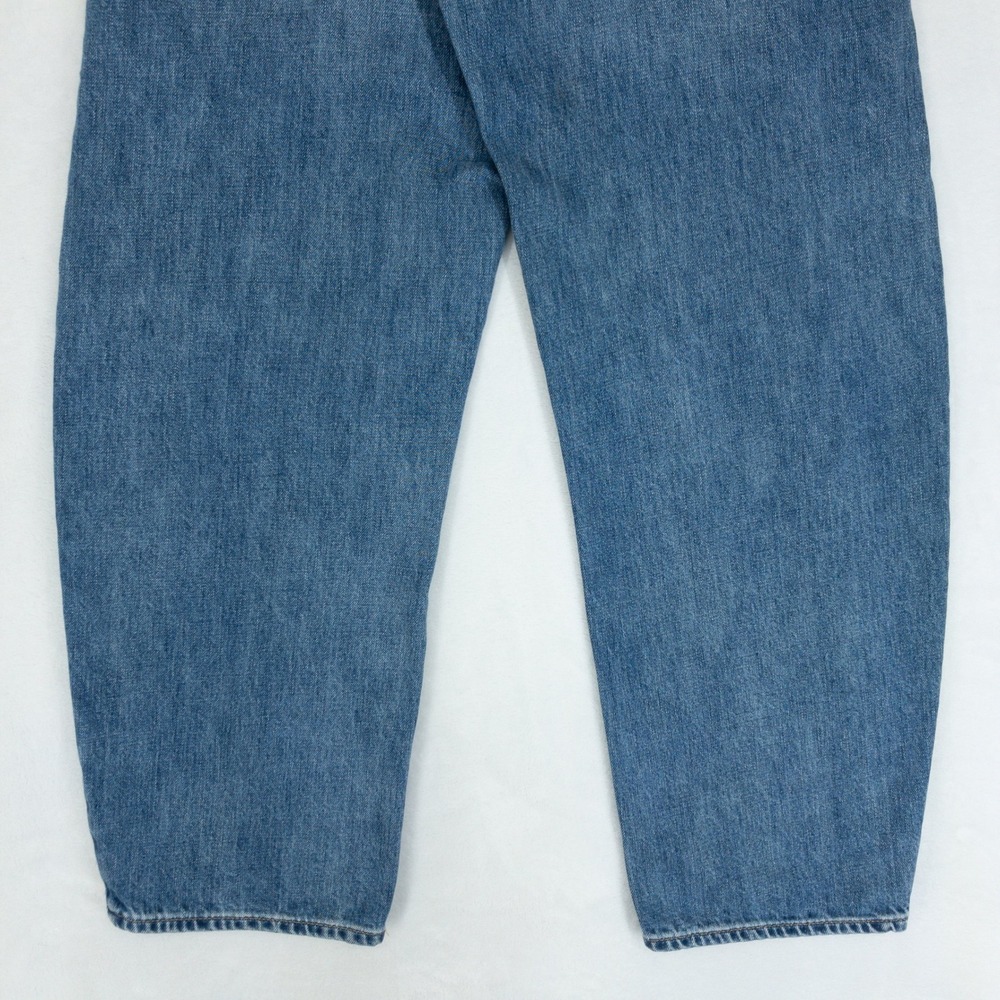 Gap Barrel High Rise Jeans Womens Size 27 4R Indigo Blue Denim Tapered Leg - Picture 12 of 16